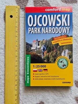 Ojcowski Park Narodowy kieszonkowa mapa 1:25 000