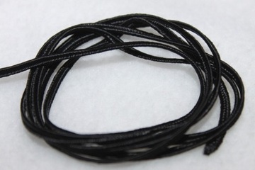 Sutasz rękodzieło sznurek kolor czarny 2,5 mm - 5m