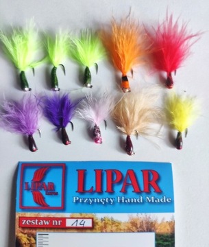 JIG PUSZAK Lipar - hand made  - zestaw 14