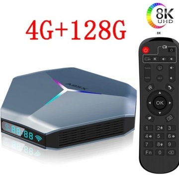 Tv Box Android Smart 4/128 Gb 8K Wifi BT