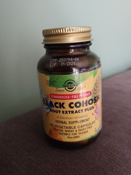 Solgar Black Cohosh 60 kaps. na objawy menopauzy
