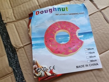 KOŁO DO PŁYWANIA DONUT DMUCHANE plaża PONTON 60cm