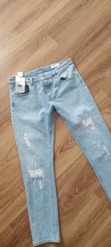 Nowe jeansy spodnie cross