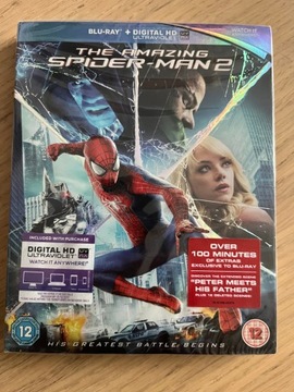 Niesamowity Spider-man 2 blu ray brak PL