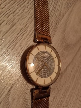 Złoty damski zegarek 
