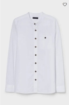C&A Koszula biała ze stójką - NOWA - 176