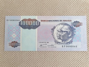 Angola 100 000 kwanzas UNC