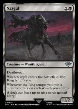 Karta Magic: The Gathering Nazgûl (V.7)