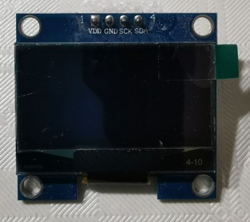 Wyświetlacz  1,3" I2C OLED niebieski Arduino