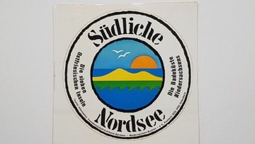 Naklejka z XX wieku - Sudliche Nordsee