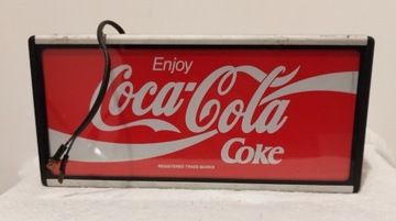 Coca Cola podświetlana reklama