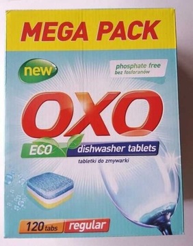 OXO eco tabletki do zmywarki 120 sztuk