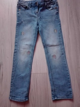 spodnie jeans firmy C&A, dziewczynka, rozmiar 116