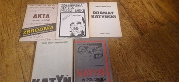 Zestaw książek Katyń