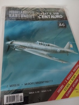 Modelarstwo Kartonowe Fiat G.55B Centauro 