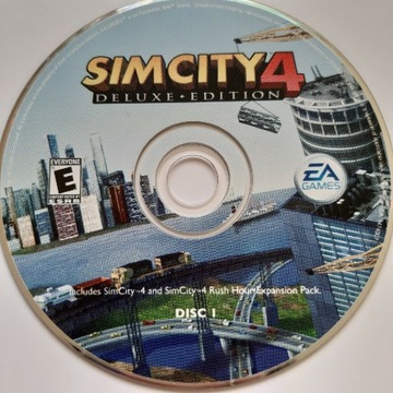 SimCity 4 Deluxe edition dysk 1 CD gra pc simsy