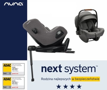 Nuna System Next - zestaw fotelików + baza