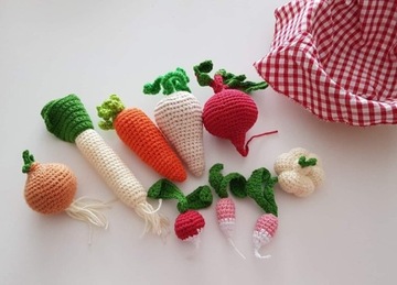 Kreatywny zestaw warzyw Handmade 