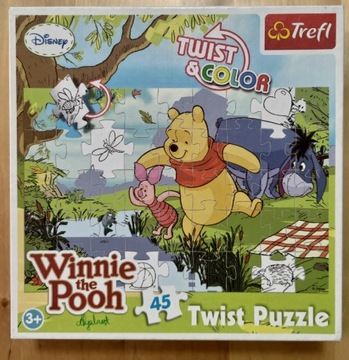 Puzzle Kubuś Puchatek 45 elementów 