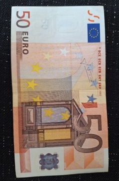 50 euro 2002 seria x