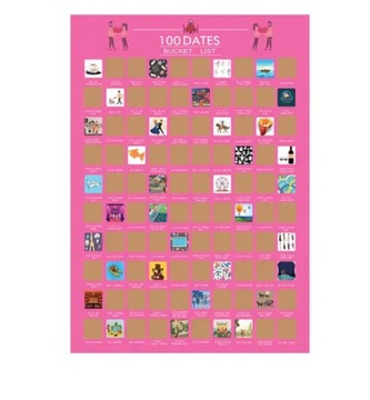 Plakat 100 randek Walentynki 