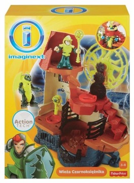 IMAGINEXT WIEŻA CZARNOKSIĘŻNIKA BDY36 FISHER-PRICE