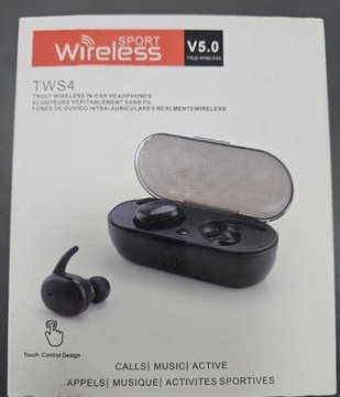 Słuchawki bezprzewodowe douszne Wireless TWS4