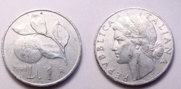 Włochy 1 lira 1948 r.