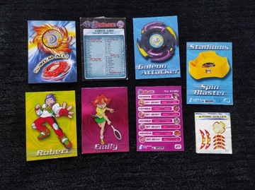 Karty Beyblade 2003 r kolekcjonerskie 