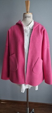 New Collection Italy Style Kurtka Pianka Nowa Pink