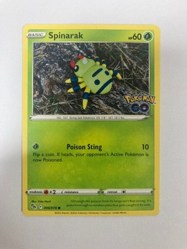 Karta TCG Pokemon GO: Spinark 006/078