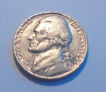 Five cents 1985r. USA