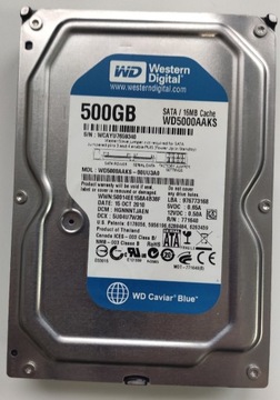 500GB SATA 3.5 WD5000AAKS Dysk twardy HDD Western Digital Blue