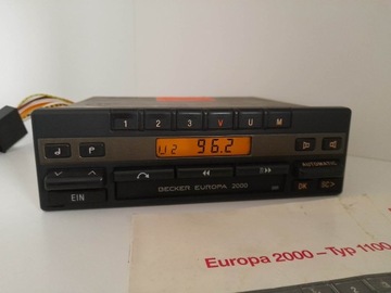 Radio Mercedes Becker Europa w124 w201 w140 r129