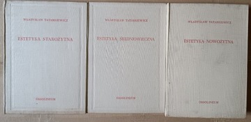 Historia estetyki tom 1-3, W. Tatarkiewicz 