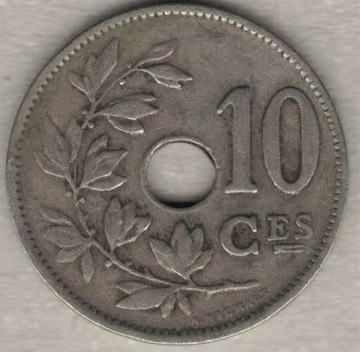 Belgia 10 centymów centimes 1929 Q 22 mm  nr 2