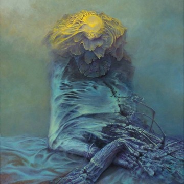Krzysztof Heksel obraz olejny na płycie 104x96