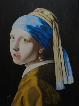 Moja wersja Girl with a pearl earring