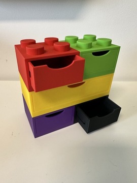 Pudełko w kształcie klocka Lego ~16cm