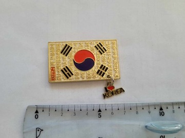 Magnes na lodówkę - 928a. KOREA z przywieszką