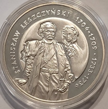 10 zł,2003 Stanisław Leszczyński SREBRO(314)