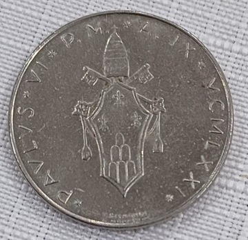 Watykan - Paweł VI - 50 lira - 1971r. 