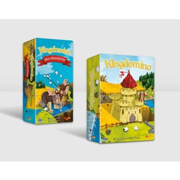 KINGDOMINO + ERA GIGANTÓW zestaw nowe folia