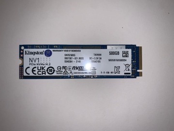 Dysk SSD Kingston 500GB M.2 PCIe NVMe NV1