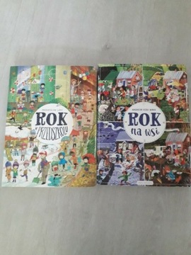 Książki dla dzieci- Rok w przedszkolu Rok na wsi
