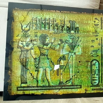 Duży Papirus w antyramie 180x66cm
