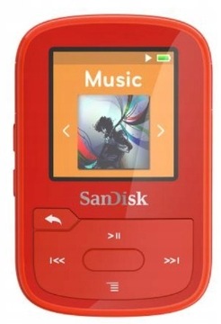 SanDisk Clip Sport Plus 32BG czerwony BT słuchawki