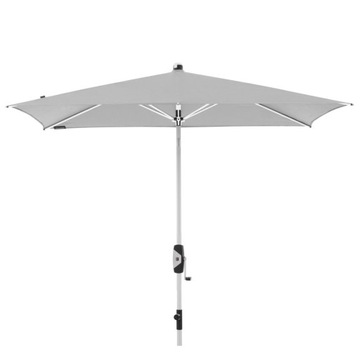 Parasol Knirps  230x150cm z korbą w kolorze szarym