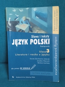 Słowa i teksty. Język polski 3