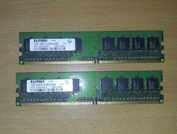 2x1GB ELPIDA DDR2